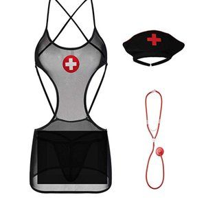 Nurse Costume Women Lingerie (Small)